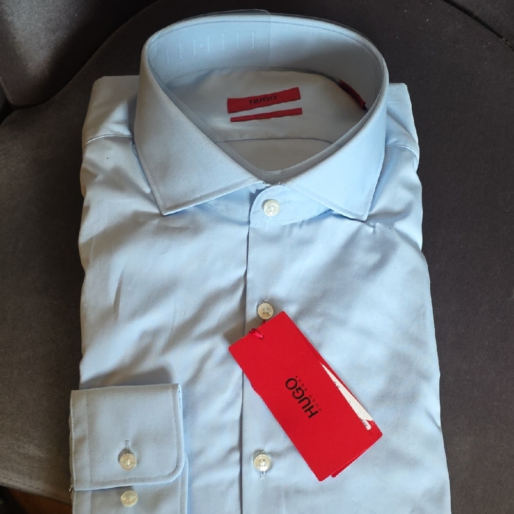 Hugo Boss Light Blue Men's Shirt